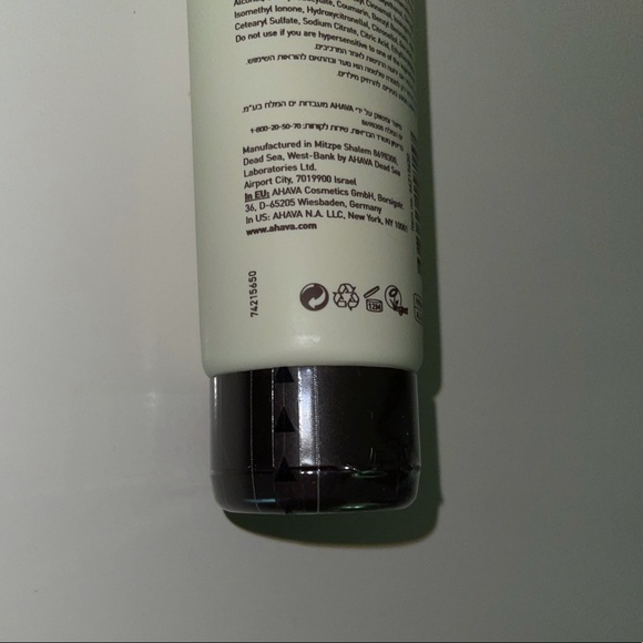 NWT AHAVA Dead Sea Mineral Hand Cream 5.1 oz - Picture 4 of 4